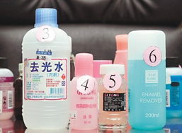 台北市售4种去光水含致癌甲醇 含量高达75.6